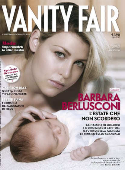 Barbara Berlusconi, en la portada de la revista.