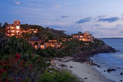 Panorámica de Imanta Resorts, ubicado en Punta de Mita, México, y con el sello Relaix & Chateaux