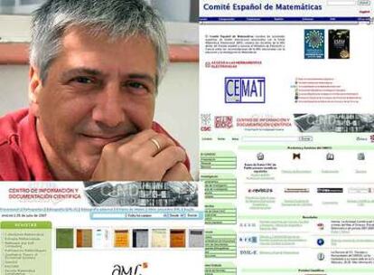Enrique Macías, coordinador de la Biblioteca Digital de Matemáticas española y las páginas del proyecto.