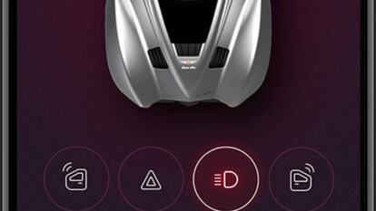 El nuevo coche de Hispano Suiza se controla desde una app móvil.