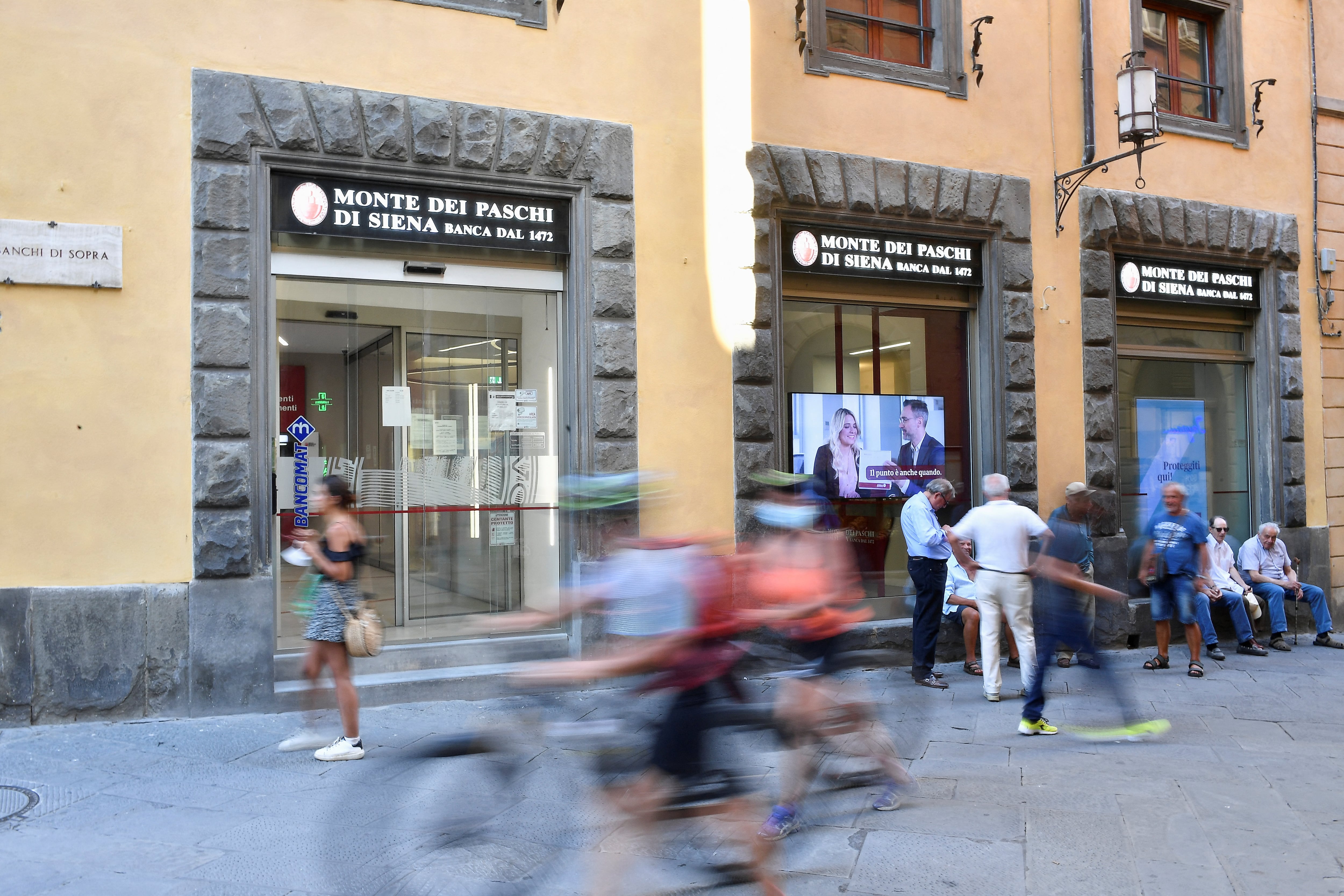 Sucursal de Monte dei Paschi di Siena en Siena.
