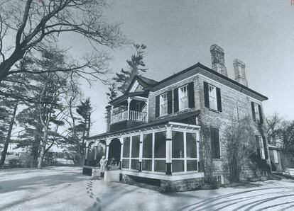 Casa en Ontario (Canadá) en la que se inspiró Mazo de la Roche para su novela 'Jalna'.