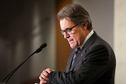 Artur Mas dimecres al F&ograve;rum Europa. 