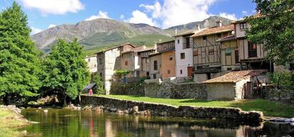 Hervás (Cáceres), con sus piscinas naturales.