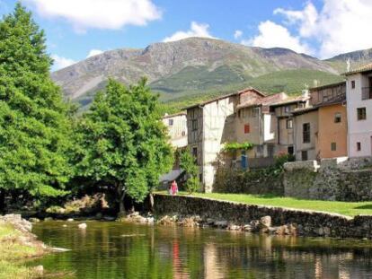 Hervás (Cáceres), con sus piscinas naturales.