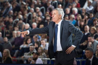 Pesic, durante un partido de la temporada pasada en el Palau. 