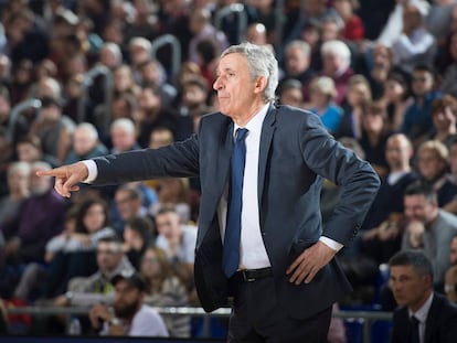 Pesic, durante un partido de la temporada pasada en el Palau. 