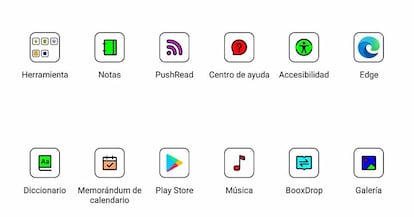 Escritorio del libro electrónico Boox Note Air5 C