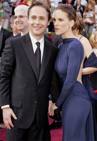 Chad Lowe y Hilary Swank, el 27 de febrero de 2005 en la ceremonia de los Oscar.