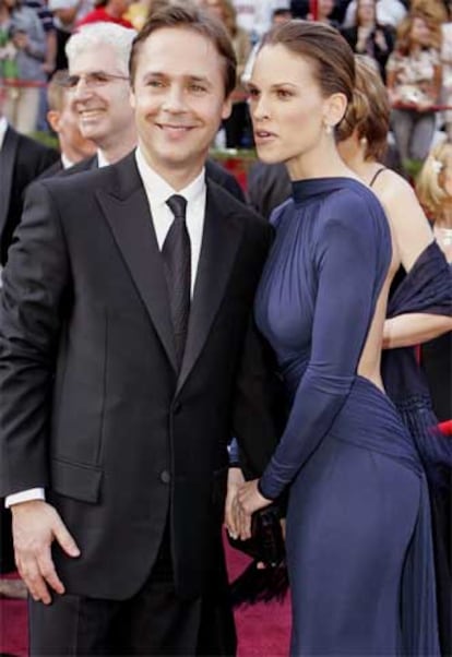 Chad Lowe y Hilary Swank, el 27 de febrero de 2005 en la ceremonia de los Oscar.