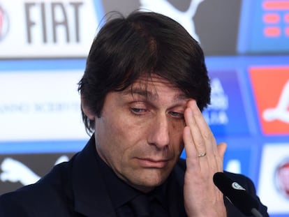 Antonio Conte el pasado 28 de marzo. 