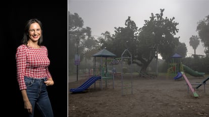 Blanca Lewin y el parque Juan XIII en la comuna de ñuñoa, Santiago, Chile, el 12 de mayo de 2025.