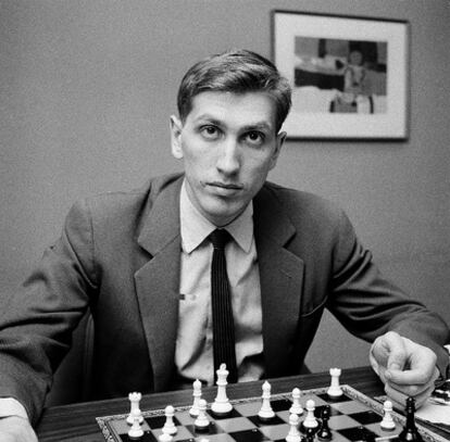 Bobby Fischer, fotografiado en 1962 en Brooklyn.