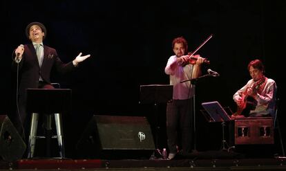 Un concierto de Zenet en el Teatro Rialto en Madrid.