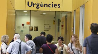 Servicio de Urgencias del hospital Parc Taulí (Barcelona) en septiembre.