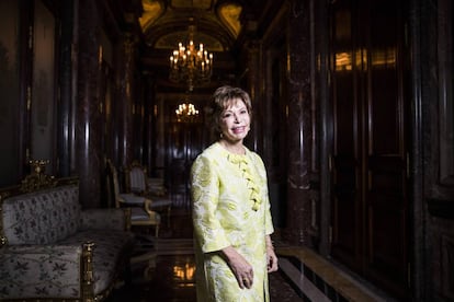 A escritora chilena Isabel Allende, na Casa América, em Madri.