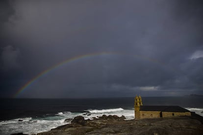 Vista de Costa da Morte, zona preferida por los narcotraficantes para hacer las descargas de cocaína.