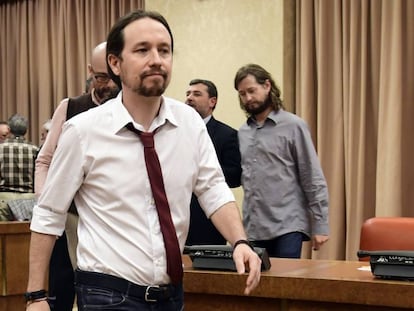 El secretario general de Podemos, Pablo Iglesias.