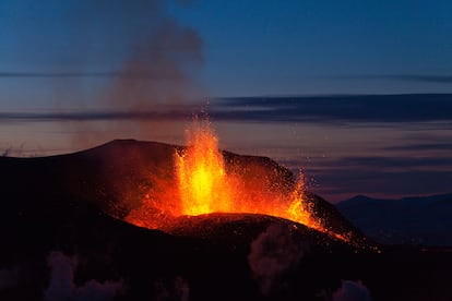 La erupción del Eyjafjallajokull en 2010.