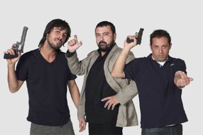 Hugo Silva, Paco Tous y Pepón Nieto, protagonistas de <i>Los hombres de Paco.</i>
