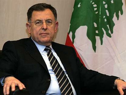 El primer ministro libanés, Fuad Siniora.