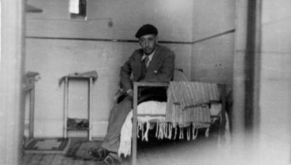 Lluís Companys en la cárcel Modelo de Madrid como consecuencia de los hechos de octubre de 1934.