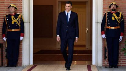Pedro Sánchez en La Moncloa.
