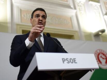 El secretario general del PSOE, Pedro S&aacute;nchez.