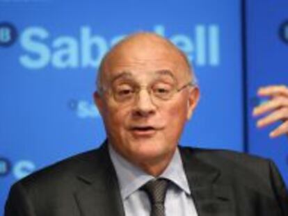 Josep Oliu, presidente de Banco Sabadell. 