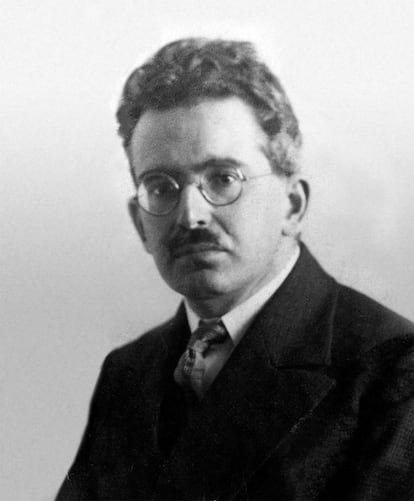 Walter Benjamin, retratado en 1928.