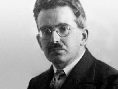 Walter Benjamin, retratado en 1928.