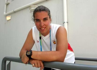 Almudena Gallardo, en la Villa Olímpica.