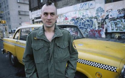 De Niro, como Travis Bickle en 'Taxi driver'.