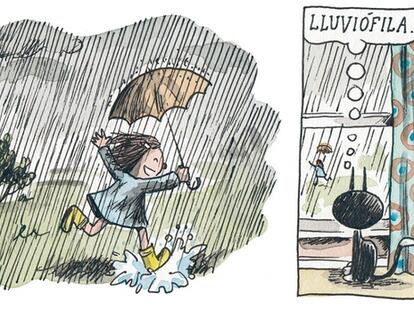 Enriqueta es 'lluviófila'