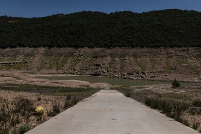 Pantano de Rialb (Lleida), en una imagen del 10 de mayo.