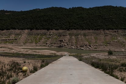 Pantano de Rialb (Lleida), en una imagen del 10 de mayo.