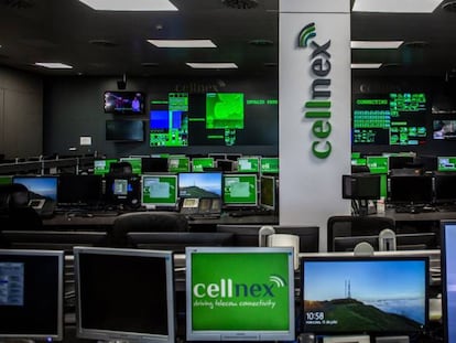 Instalaciones de Cellnex en Barcelona. 