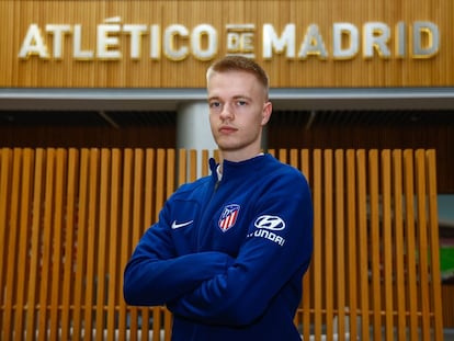 Vermeeren, nuevo jugador del Atlético de Madrid, en una imagen difundida por el club.