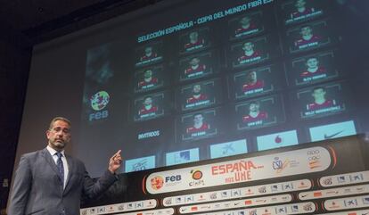 Orenga, en la presentación de la lista