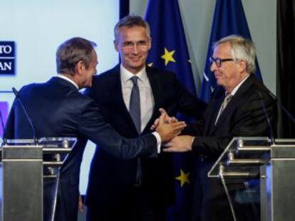El líder de la UE advierte al presidente estadounidense la víspera de la cumbre de la OTAN