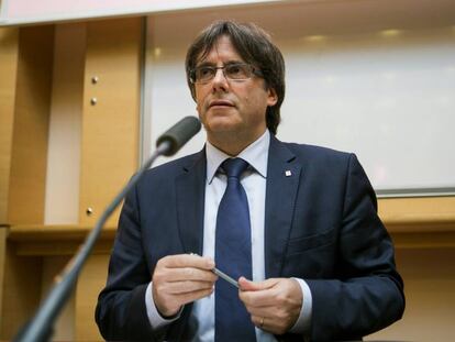 El president de la Generalitat, Carles Puigdemont, a París.