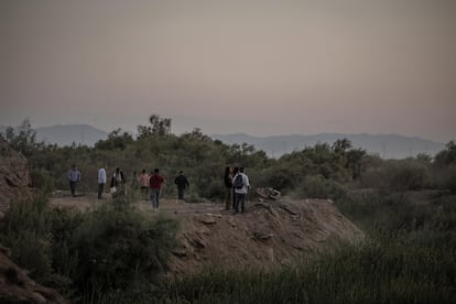 Brigada de búsqueda de Paola Andrea Bañuelos al oriente de Mexicali, el 11 de julio.