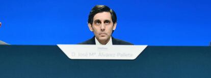 El presidente de Telefónica, José María Álvarez-Pallete.