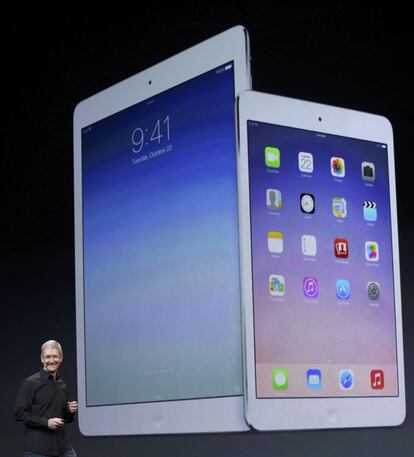 Los nuevos modelos de iPad Air y iPad mini con pantalla retina