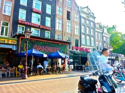 El <i>coffeeshop</i> Smokey, en Ámsterdam.