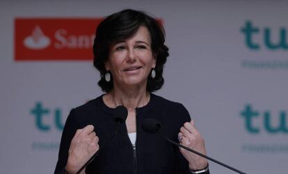 La presidenta de Banco Santander, Ana Botín.