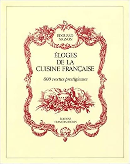 El libro del cocinero francés Édouard Nignon fue publicado en 1933, el año en el que nació Guérard, quien reconoce la influencia del maestro en la trayectoria de los chefs franceses, incluido él mismo o Joël Robuchon.