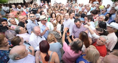 Susana D&iacute;az, en un acto en La Roda de Andaluc&iacute;a.