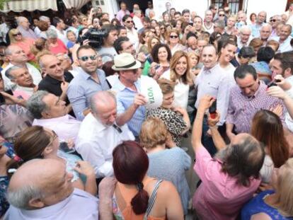 Susana Díaz, en un acto en La Roda de Andalucía.