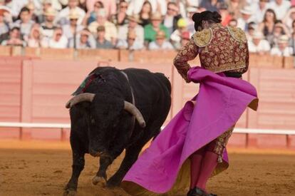 Morante de la Puebla, en la Feria de Abril.